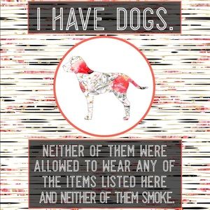 All items come from a smoke-free home with pets.